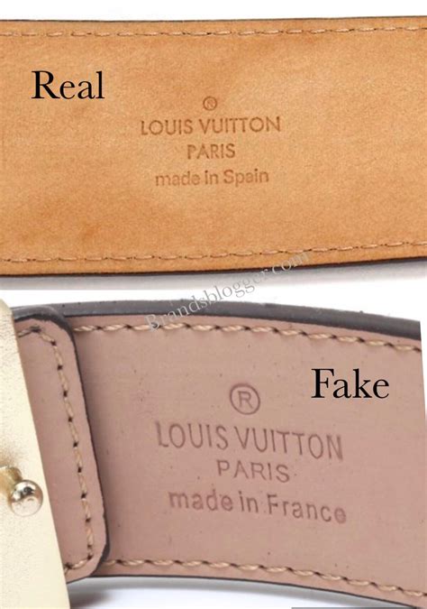 louis vuitton belt made in spain fake